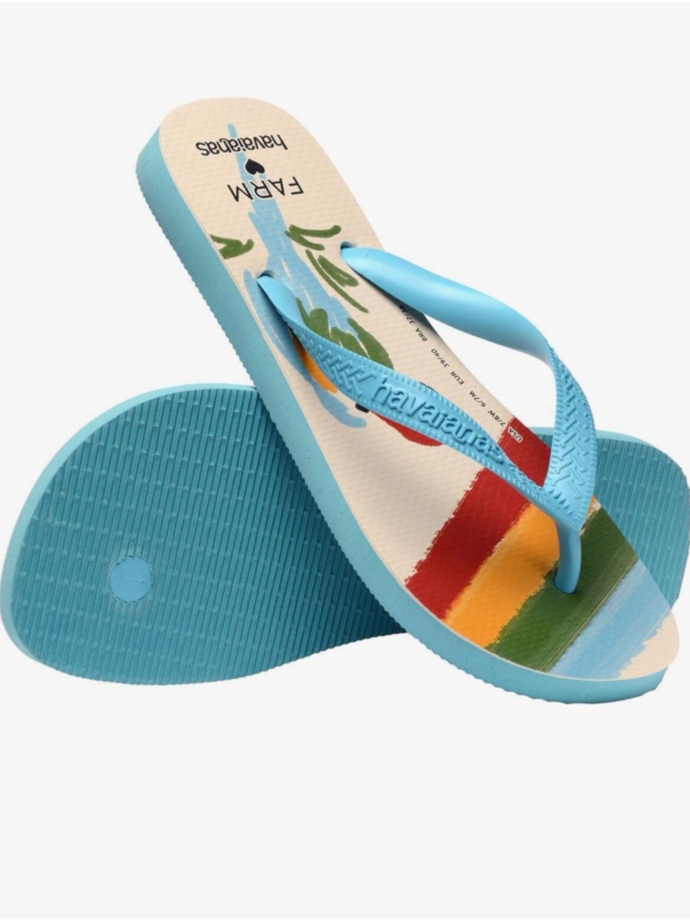 Havaianas × Farm RIO Flip  - size 7/8 - NWOT